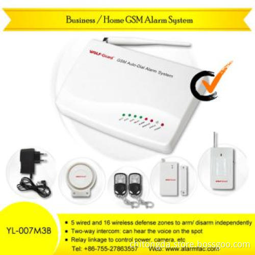 China Manufacturer Wireless Intruder Alarm Security System